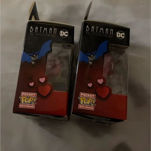 twoman heart valentines funco pop keychains nib - Picture 2 of 3